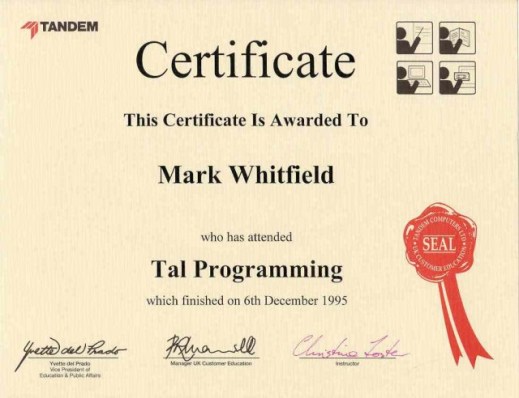 mark whitfield mark_whitfield_talprogramming