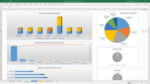 mark whitfield excel project plan template 5