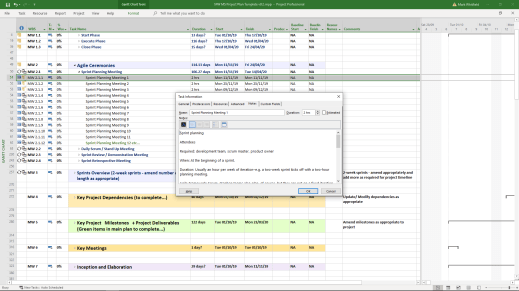 mark whitfield project plan sprint planning notes 21