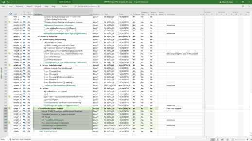 mark whitfield project plan template ELS 16