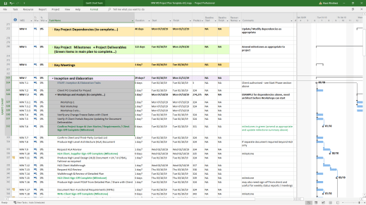 mark whitfield project plan template inception and elaboration 12