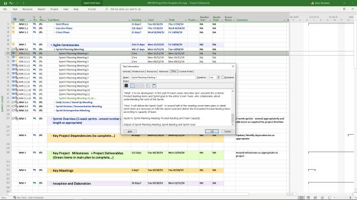 mark whitfield project plan template project notes 17png