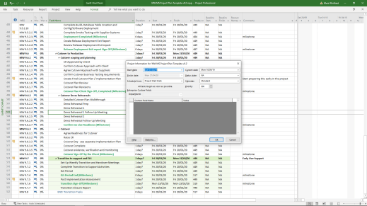 mark whitfield project plan template project start date 17