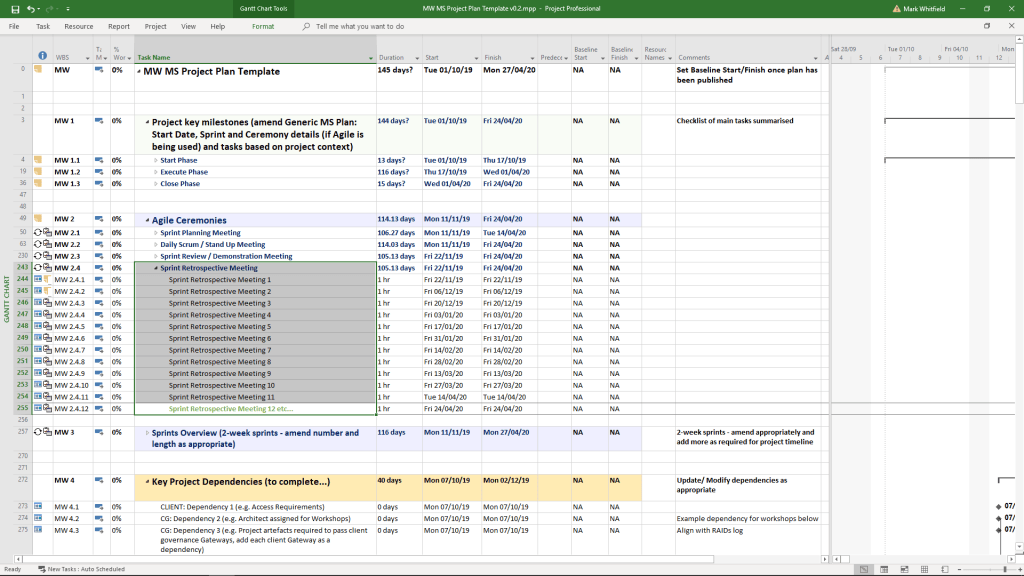 Poap Excel Example Project Plan Examples & POaP, Plan On a Page Examples, Templates – SDLC ...