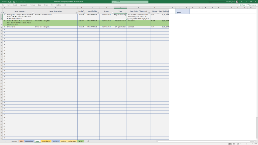 Project Management Templates Free Upgrades 46
