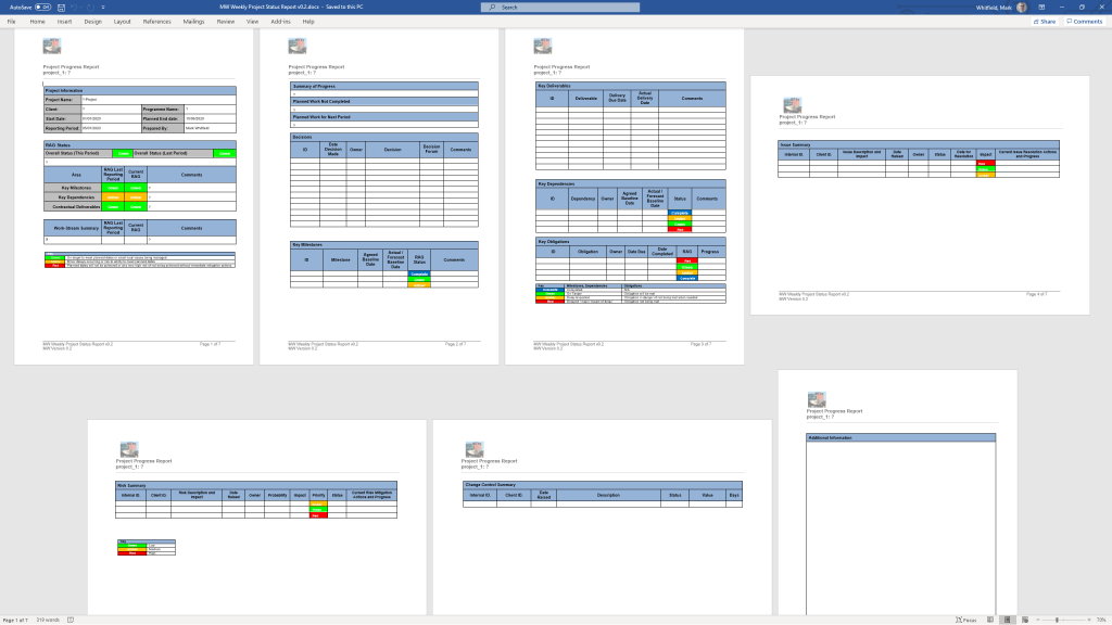 Project Management Templates Free Upgrades 53