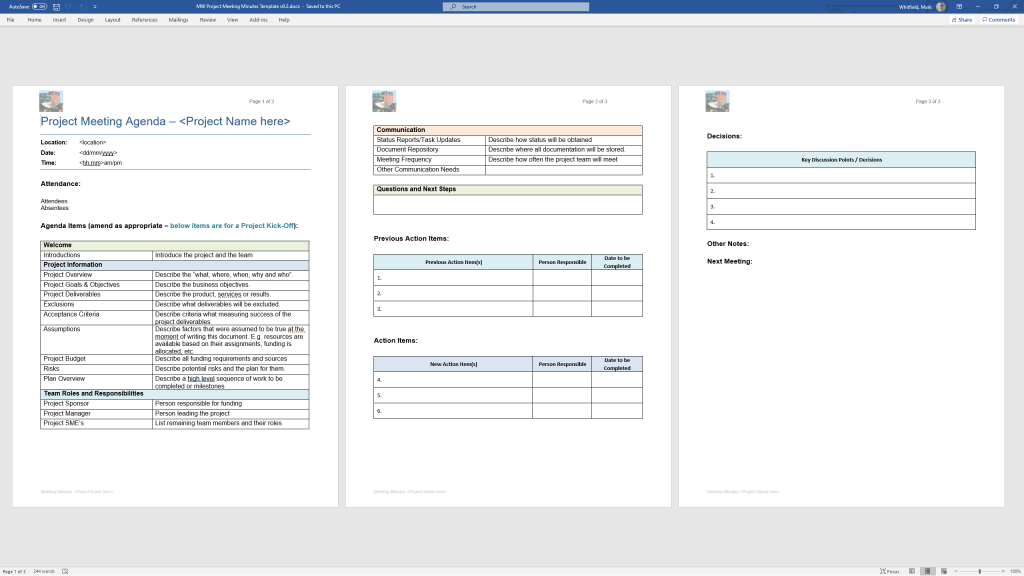 Project Management Templates Free Upgrades 62