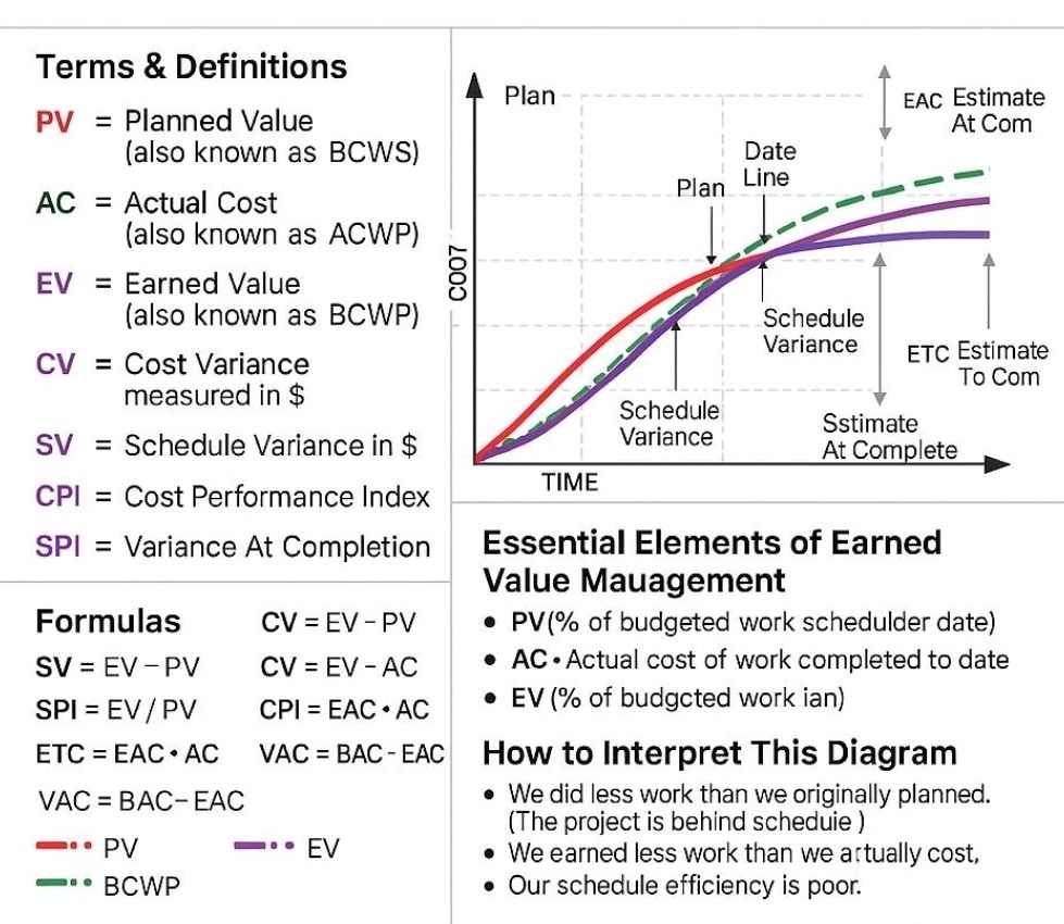 Earned Performance Earned Value Management – EVM – PROject Templates