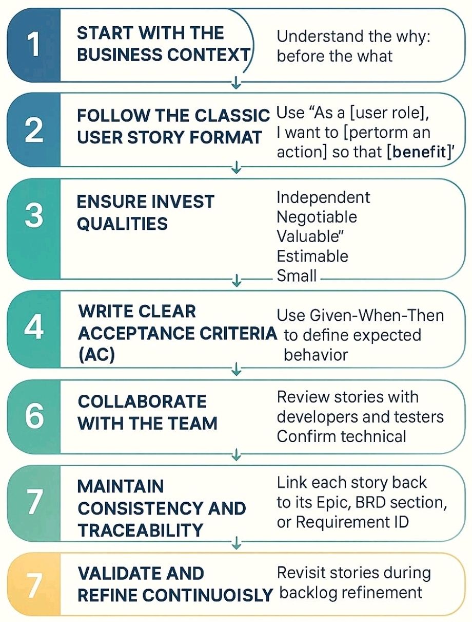 Agile User Stories and Acceptance Criteria PROject Templates