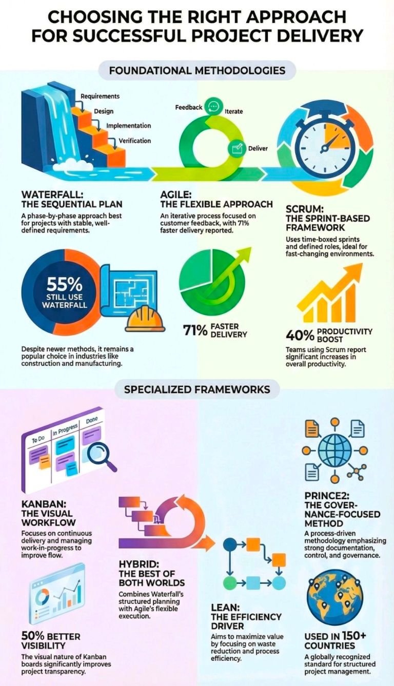 Choosing the right methodology and framework for successful project ...