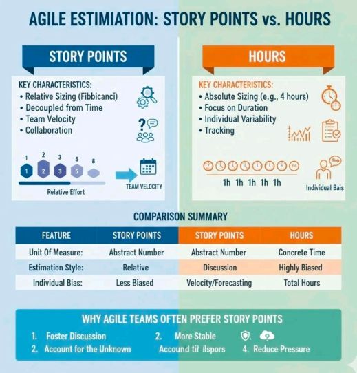 Story Point Reference Agile Estimation, Story Points versus Hours – PROject Templates