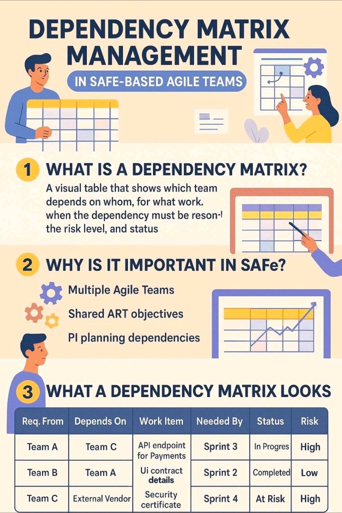 Agile Dependency Matrix Management in Project Management