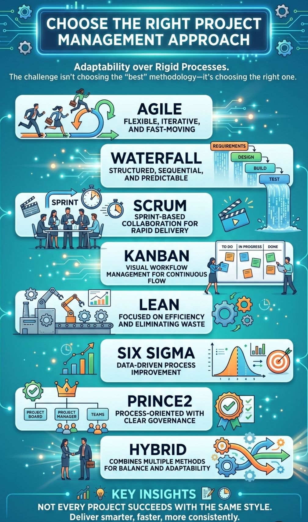 Right Project Right Project Management Approach, Adaptability over Rigid Approach ...