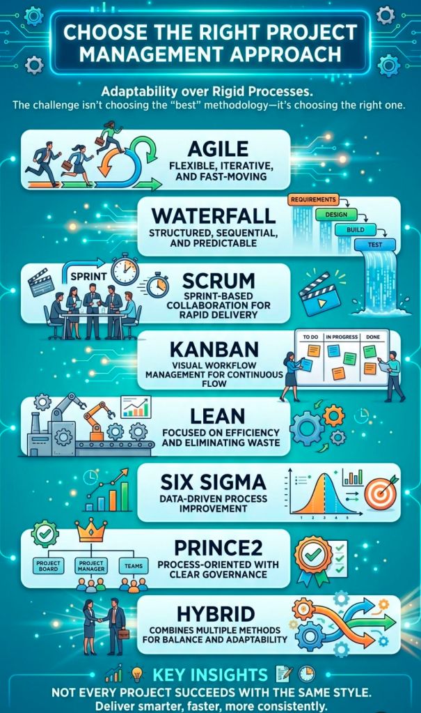 Right Project Management Approach, Adaptability over Rigid Approach