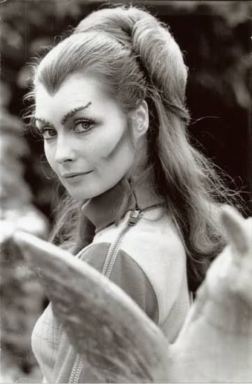 Catherine Schell best known for her iconic roles as the shape-shifting alien Maya in Space: 1999