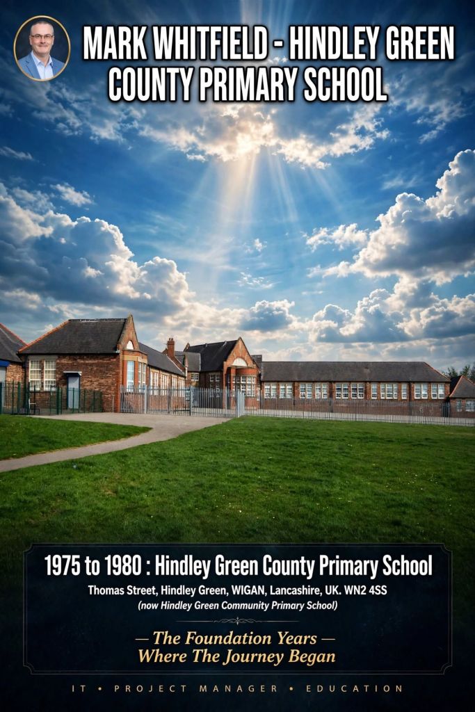 Mark Whitfield Hindley Green County Primary School Thomas Street
