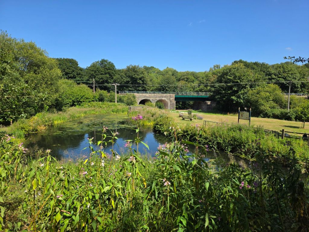 Burrs Country Park is a 36-hectare scenic countryside destination located along the River Irwell