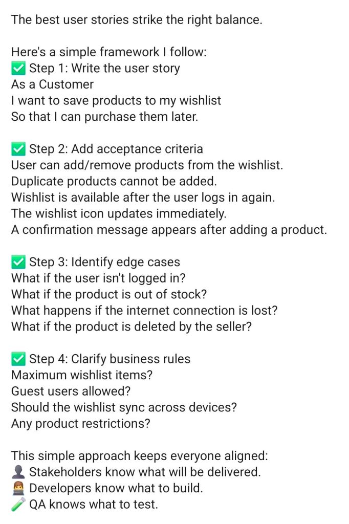 Agile Scrum, How to Write a Great User Story