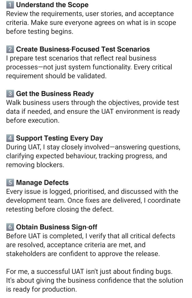 2. Running UAT as a Business Analyst