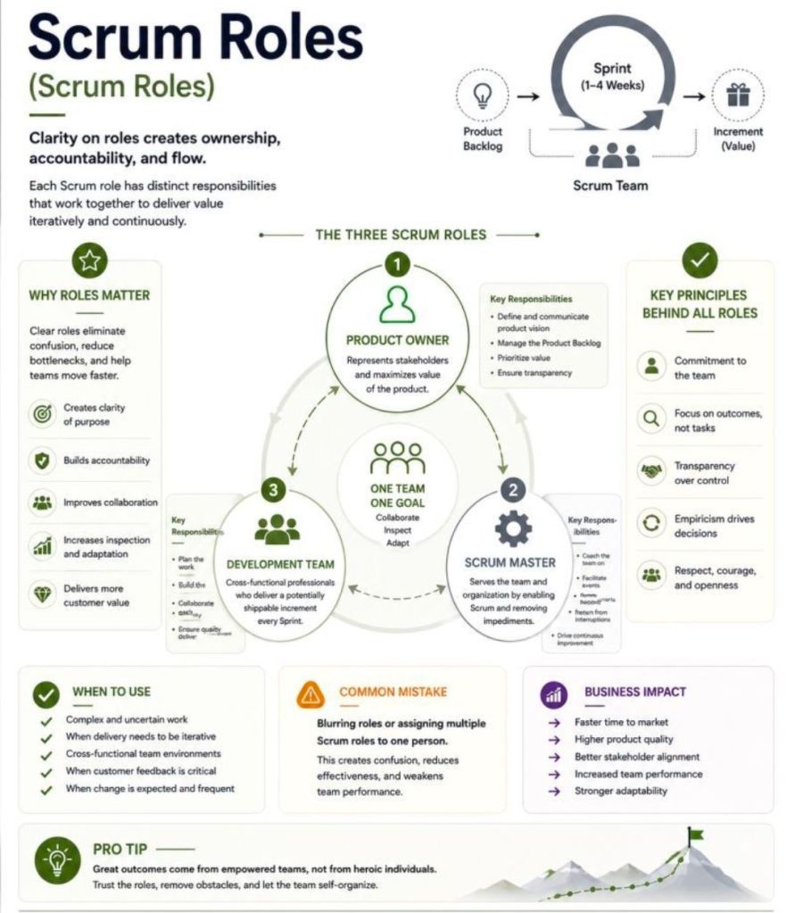 Scrum Roles in Agile Scrum