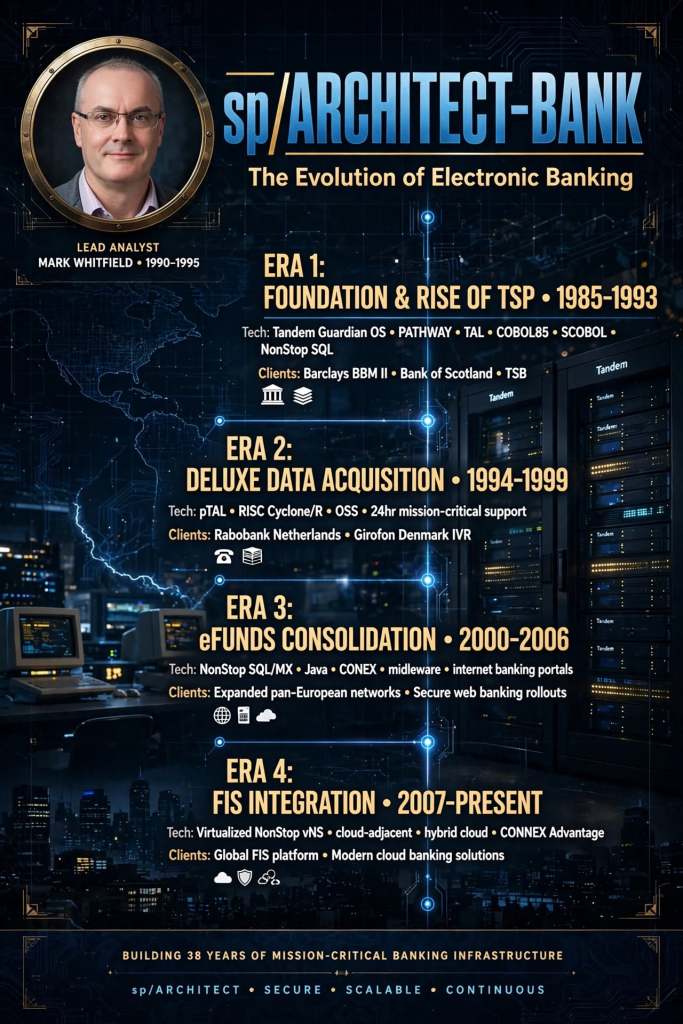 Mark Whitfield Lead Analyst for sp/ARCHITECT-BANK 1990 thru 1995