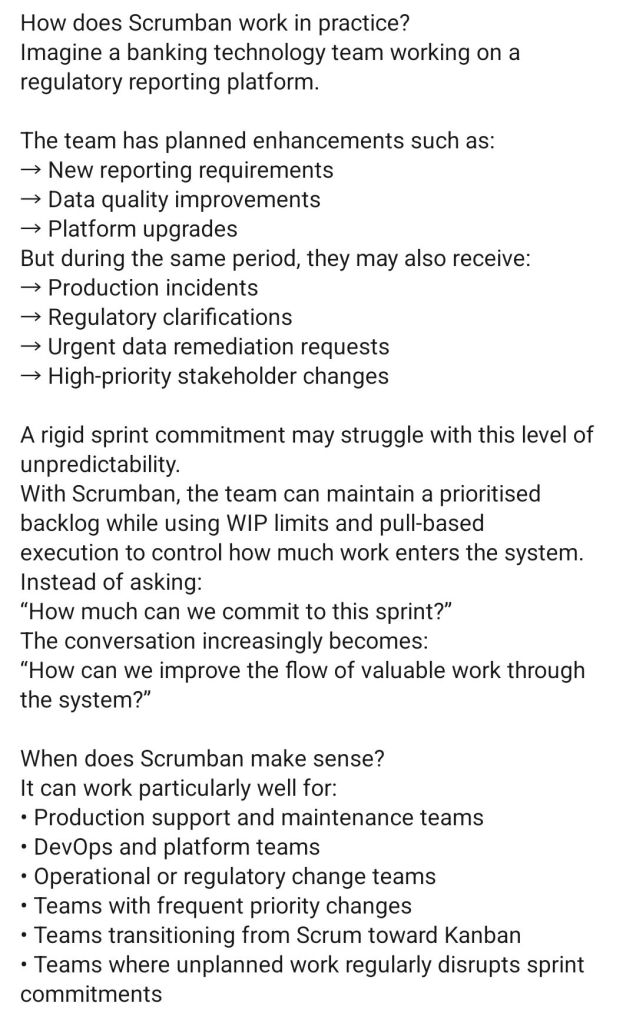 3. Scrumban explained, when Agile Scrum meets Kanban