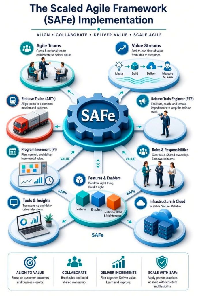 The Scaled Agile Framework (SAFe) Implementation