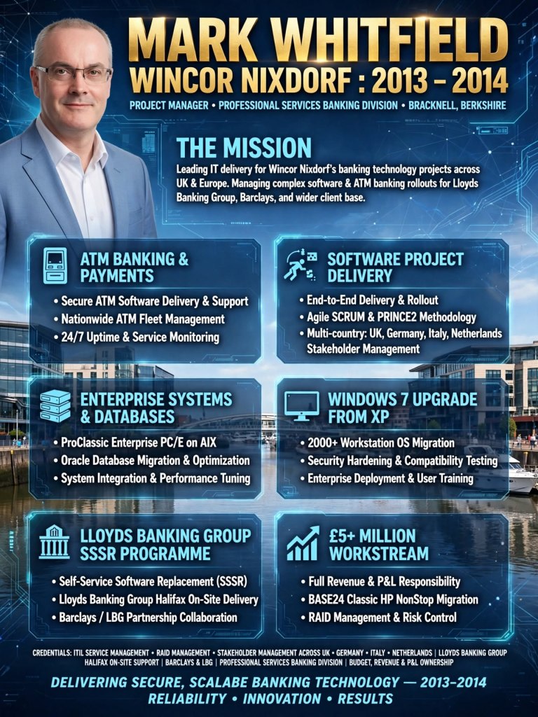 Mark Whitfield Wincor Nixdorf Project Manager