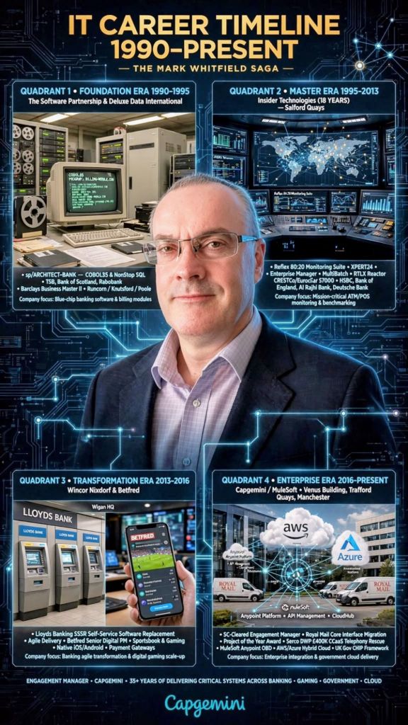 Mark Whitfield, Project Manager, IT Career Timeline, 1990 - Present