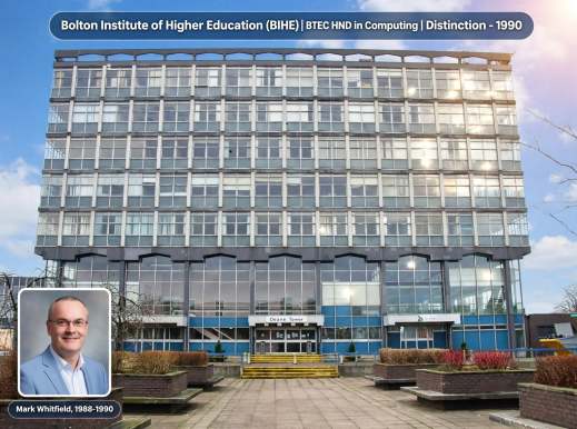 Bolton Institute BIHE Greater Manchester University Mark Whitfield